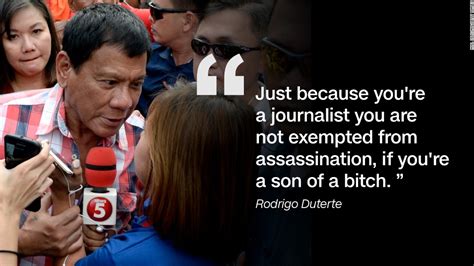 duterte lambast american journalist.